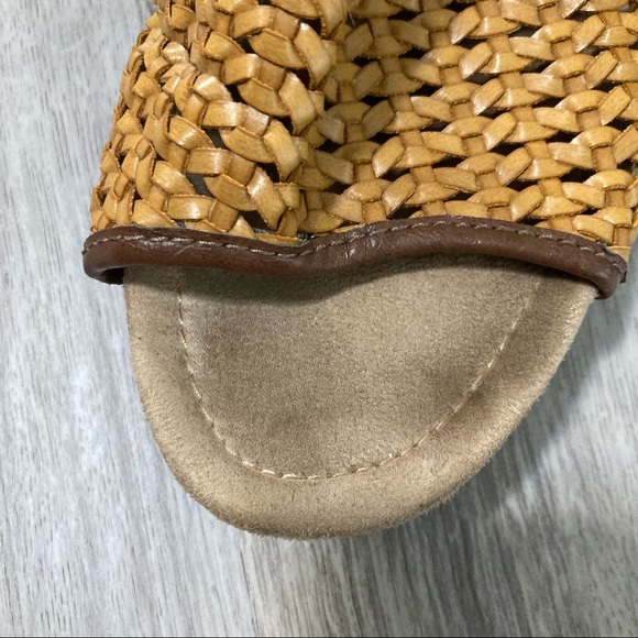 ☀️Mudd|chunky wooden heel with woven strap - Picture 5 of 7